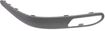 Mercedes Benz Front, Driver Side Bumper Trim-Black, Replacement REPM016110