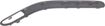 Mercedes Benz Front, Driver Side Bumper Trim-Black, Replacement REPM016110