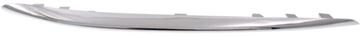 Mercedes Benz Front, Driver Side, Upper Bumper Trim-Chrome, Replacement REPM016148