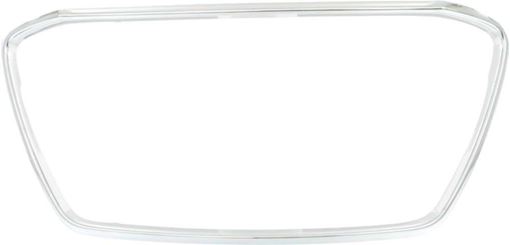 Mitsubishi Front Bumper Trim-Chrome, Plastic, Replacement REPM020104