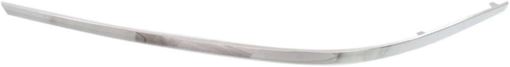 Mercedes Benz Front, Driver Side Bumper Trim-Chrome, Plastic, Replacement REPM020302