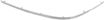 Mercedes Benz Front, Driver Side Bumper Trim-Chrome, Plastic, Replacement REPM020302