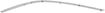 Mercedes Benz Front, Driver Side Bumper Trim-Chrome, Plastic, Replacement REPM020302