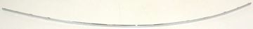 Mercedes Benz Rear, Center Bumper Trim-Chrome, Replacement REPM763501