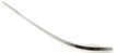 Mercedes Benz Rear, Driver Side Bumper Trim-Chrome, Replacement REPM763702