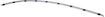 Mercedes Benz Rear, Driver Side Bumper Trim-Chrome, Replacement REPM763712