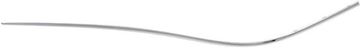 Mercedes Benz Rear, Driver Side Bumper Trim-Chrome, Replacement REPM763716