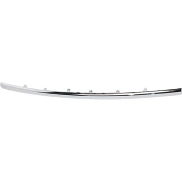 Nissan Rear, Center Bumper Trim-Chrome, Replacement REPN763503