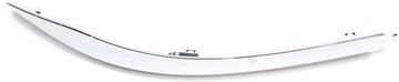 Nissan Rear, Passenger Side Bumper Trim-Chrome, Replacement REPN763703