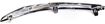 Nissan Rear, Driver Side Bumper Trim-Chrome, Replacement REPN763704