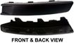 Volkswagen Front, Driver Side Bumper Trim-Primed, Replacement REPV016104