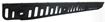 Volkswagen Rear, Center Bumper Trim-Black, Replacement REPV763501