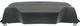Hyundai Rear, Center Bumper Trim-Textured, Plastic, Replacement RH76350002