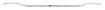 Mercedes Benz Rear, Center Bumper Trim-Chrome, Plastic, Replacement RM76350002