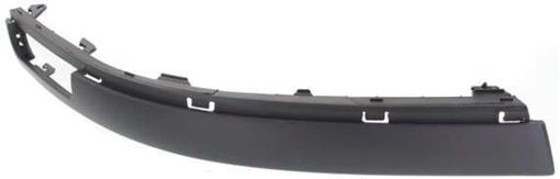 Volkswagen Front, Passenger Side Bumper Trim-Black, Replacement V016103