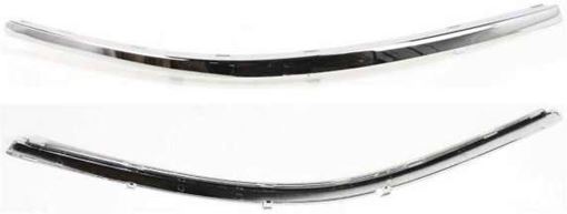 Volkswagen Front, Passenger Side Bumper Trim-Chrome, Replacement V016105