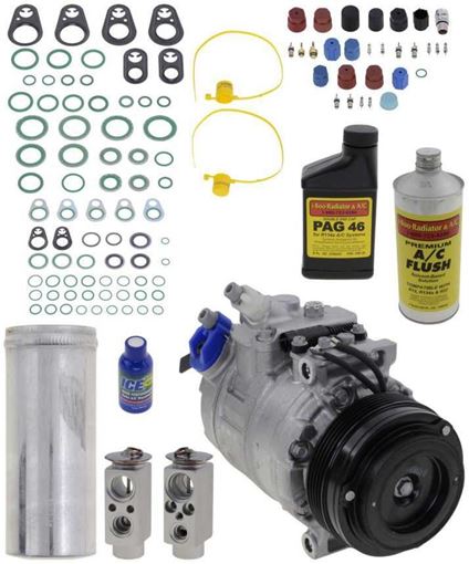 AC Compressor, 5-Series 98-03 A/C Compressor Kit, 6Cyl, From 3/98 | Replacement REPB191131