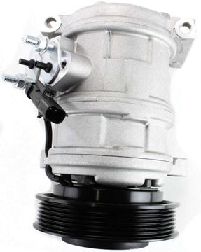 AC Compressor, Caravan 01-07 A/C Compressor, New, 6-Groove Belt, 5.12 In. Pulley Dia. | Replacement REPC191105
