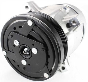 AC Compressor, Cavalier 87-91 A/C Compressor, New, 5-Groove Belt, 5 In. Pulley Dia. | Replacement REPC191116