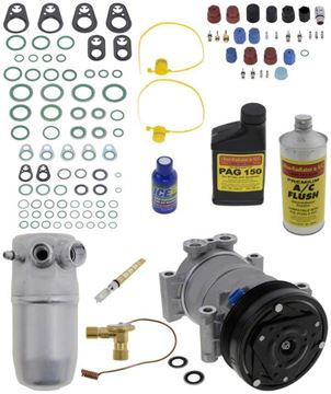AC Compressor, Tahoe 97-00 A/C Compressor Kit, With Rear Air | Replacement REPC191165