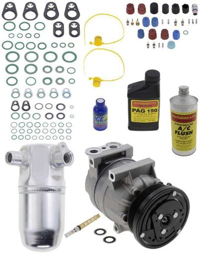 AC Compressor, Venture 98-00 A/C Compressor Kit, 3.4L, W/O Rear Air | Replacement REPC191179