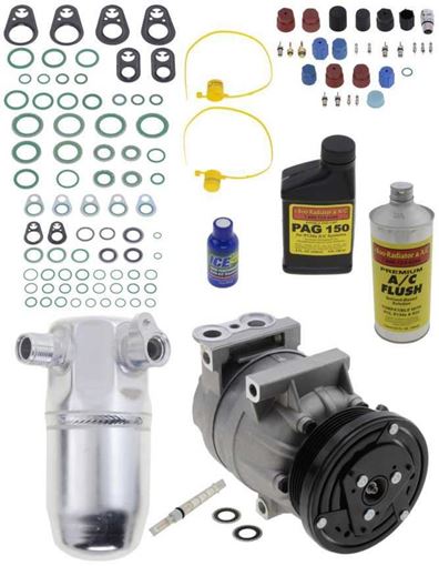 AC Compressor, Venture 1997 A/C Compressor Kit, 3.4L, W/O Rear Air | Replacement REPC191181