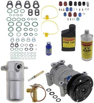 AC Compressor, Astro 01-05 A/C Compressor Kit, With Rear Air | Replacement REPC191189