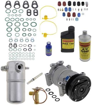 AC Compressor, Astro 96-00 A/C Compressor Kit, With Rear Air | Replacement REPC191191
