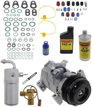 AC Compressor, Tahoe 01-06 A/C Compressor Kit, With Rear Air | Replacement REPCV191113
