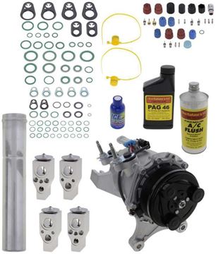 AC Compressor, Uplander 2006 A/C Compressor Kit, 3.9L, With Rear Air | Replacement REPCV191124