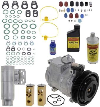 AC Compressor, Caravan 96-00 A/C Compressor Kit, 4Cyl, W/O Rear Air | Replacement REPD191127