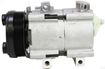 AC Compressor, Aerostar 90-97 / Mustang 94-06 A/C Compressor, New, Polished, 6-Groove Belt, 0.88 In. Belt Width | Replacement REPF191109