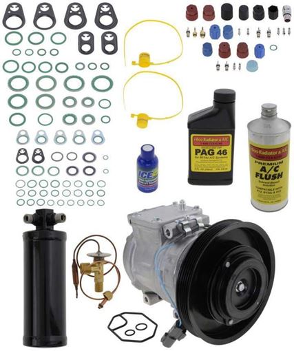 AC Compressor, Accord 92-93 A/C Compressor Kit, 4Cyl, Denso Type | Replacement REPH191123