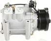 AC Compressor, Ls 00-06 / S-Type 03-08 A/C Compressor, V8, New, 6-Groove Belt, 1.6 In. Gauge Line A, Heat Switch | Replacement REPL191103