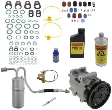 AC Compressor, Villager 99-02 A/C Compressor Kit, With Rear Air | Replacement REPM191113