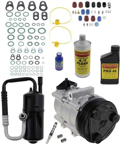 AC Compressor, Tribute 01-05 A/C Comressor Kit, 3.0L, With Green Orifice Tube | Replacement REPM191122