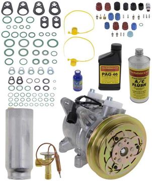 AC Compressor, Frontier 01-02 A/C Compressor Kit, 2.4L, From 07/01 | Replacement REPN191114