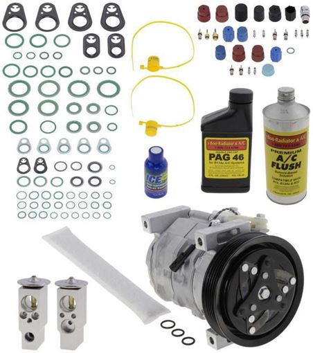 AC Compressor, Vitara 01-03 A/C Compressor Kit, 4 Cyl, W/O Rear Air | Replacement REPS191104