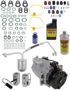 AC Compressor, Vue 2004 A/C Compressor Kit, 2.2L, Includes Temp Sensor | Replacement REPS191117