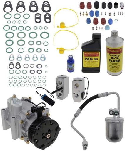 AC Compressor, Vue 2004 A/C Compressor Kit, 3.5L, Includes Temp Sensor | Replacement REPS191118