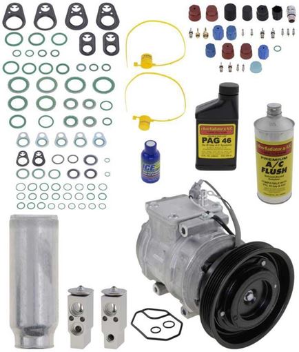AC Compressor, 4Runner 91-93 / Camry 92-93 A/C Compressor Kit, V6, 5-Groove Pulley | Replacement REPT191131