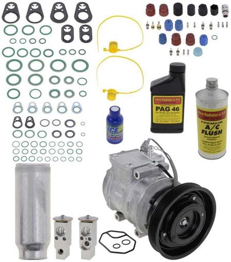 AC Compressor, 4Runner 1994 A/C Compressor Kit, V6, Rwd | Replacement REPT191134