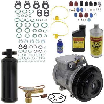 AC Compressor, 4Runner 1988 A/C Compressor Kit, 2.4L W/4-Groove Pulley | Replacement REPT191150