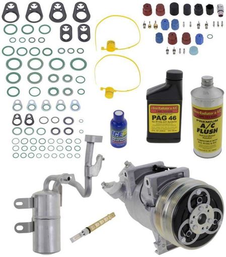 AC Compressor, Volvo C70 2006 A/C Compressor Kit, 2.5L | Replacement REPV191124