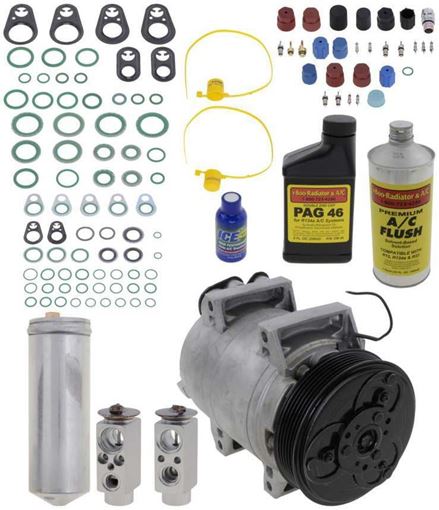 AC Compressor, Xc90 03-04 A/C Compressor Kit, W/O Rear Air | Replacement REPV191125