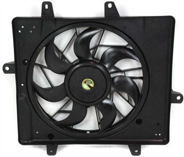 Chrysler Cooling Fan Assembly-Single fan, Radiator Fan | Replacement C160909