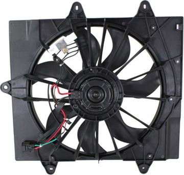 Chrysler Cooling Fan Assembly, Pt Cruiser 04-05 Radiator Fan Assembly, W/ Turbo, Single Plug | Replacement C160927