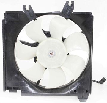 Dodge, Plymouth Passenger Side Cooling Fan Assembly-Single fan, A/C Condenser Fan | Replacement D160901