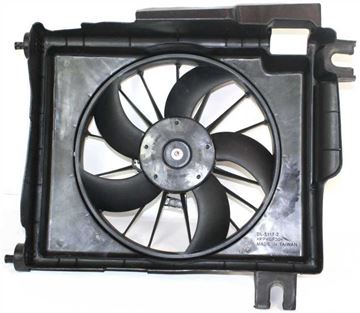 Dodge Cooling Fan Assembly, Dodge Full Size P/U 02-08 A/C Fan Shroud Assembly, W/ Wire Harness, 5 Blades, Gas (04-07 3500) | Replacement D190901