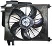 Dodge Cooling Fan Assembly, Dodge Full Size P/U 02-08 A/C Fan Shroud Assembly, W/ Wire Harness, 5 Blades, Gas (04-07 3500) | Replacement D190901